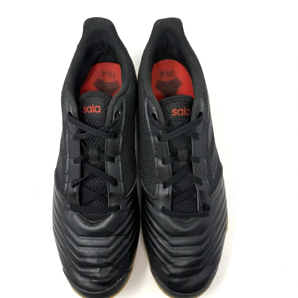 Adidas Predator 19.4 Sala‎ Indoor Soccer Shoes Mens 11.5 Black Gum Futbol D97975